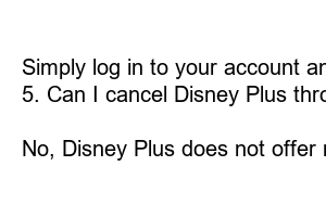 디즈니플러스 해지 방법